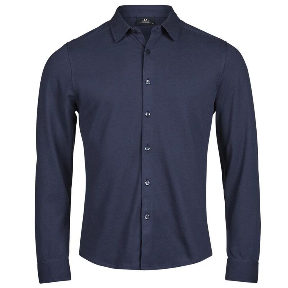 Tee Jays Mens Luxury Stretch Shirt / Navy